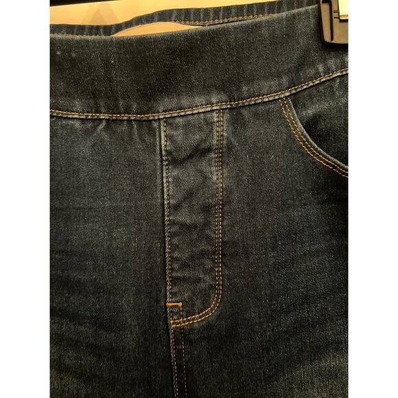 Soft Surroundings Women's Medium Wash Pull on Elastic waist M High Rise jeans - Picture 6 of 8